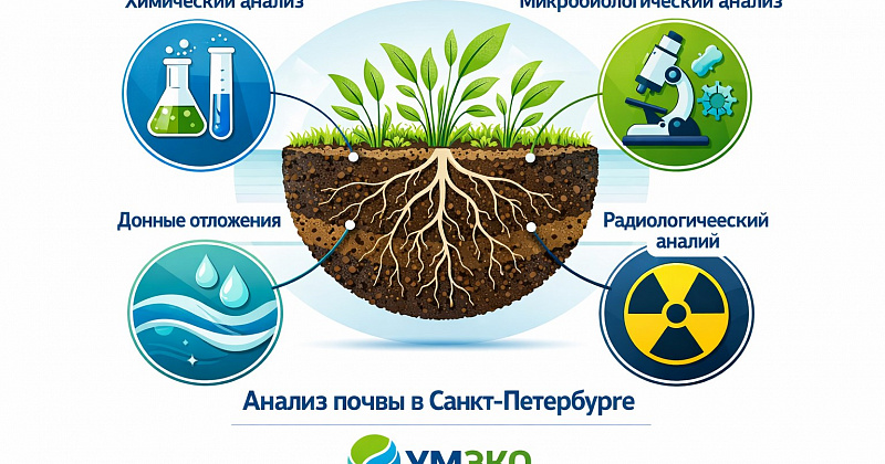 Анализ почвы и грунта в Санкт-Петербурге