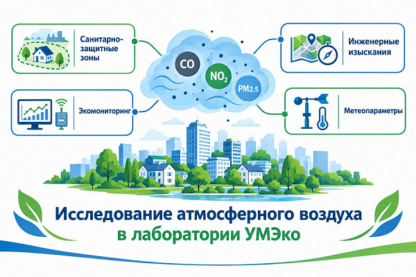 Исследование атмосферного воздуха в Санкт-Петербурге — лаборатория УМЭко | Протоколы для СЗЗ и изысканий
