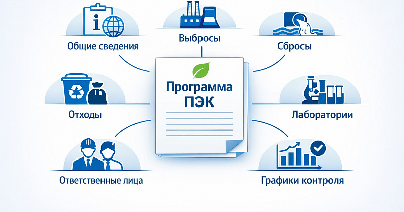 Разработка программы ПЭК для предприятий I-III категории в 2026 году