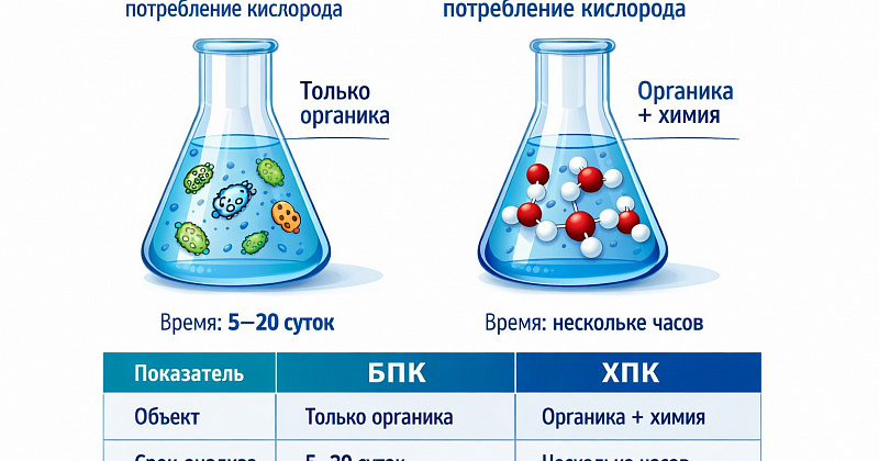 БПК и ХПК в сточных водах: что это, нормы и отличия простыми словами